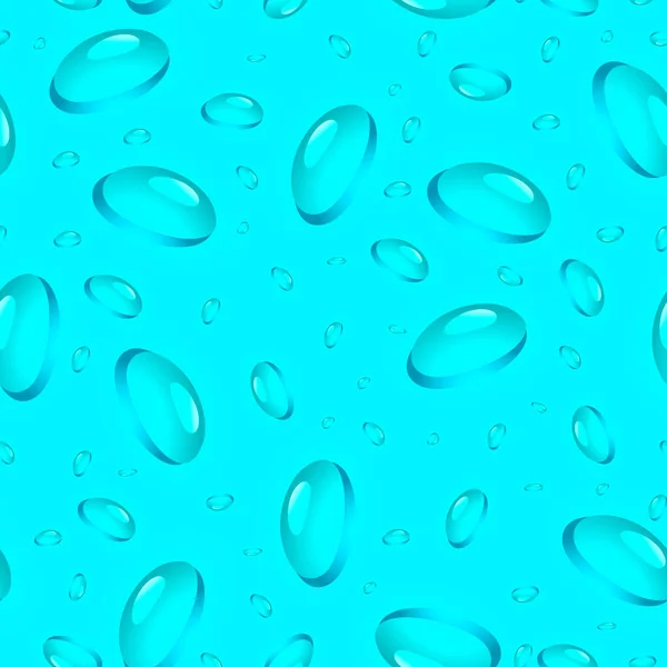 Patrón Gota Agua Abstracta Sin Costura Completa Vector Colores Suaves — Archivo Imágenes Vectoriales