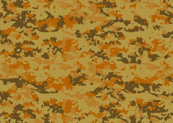 Full Seamless Camouflage Texture Skin Pattern Vector Military Textile Usable — Stock Vector