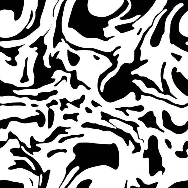 Полноразмерный Черно Белый Рисунок Декора Текстурный Дизайн Текстильной Печати Обоев — стоковый вектор