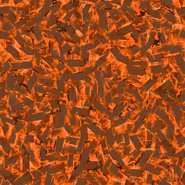 Full Seamless Abstract Texture Pattern Vector Decor Textile Orange Design — Vector de stock