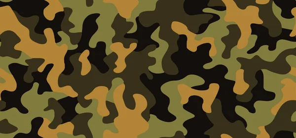 Vecteur Motif Peau Texture Sombre Camouflage Militaire Sans Couture Complète — Image vectorielle