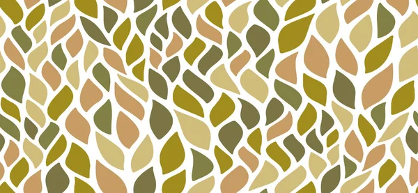 Full Seamless Wrapping Leaves Pattern Vector Minimal Plant Bush Leaves — Διανυσματικό Αρχείο