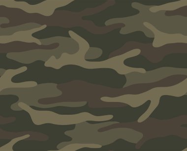 Askeri tekstil için tam kusursuz kamuflaj dokusu deri modeli vektörü. Ceket Pantolonu, Gömlek ve Şort için kullanılabilir. Kumaş baskısı ve duvar kağıdı avlamak için ordu kamuflaj tasarımı. 