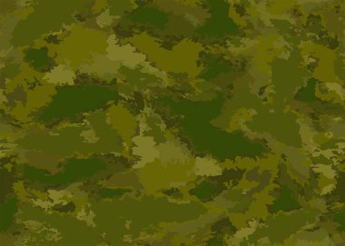 Tam dikişsiz suluboya kamuflaj desen deseni. Ceket Pantolonu, Gömlek ve Şort için kullanılabilir. Ordu tekstil kumaşı. Eşsiz kravat askeri kamuflaj. Vektör illüstrasyonu.