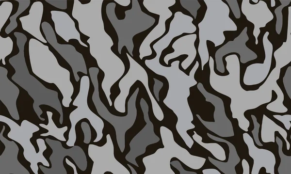 Full Sömlös Militär Kamouflage Textur Mönster Vektor Mjuk Färgdesign För — Stock vektor