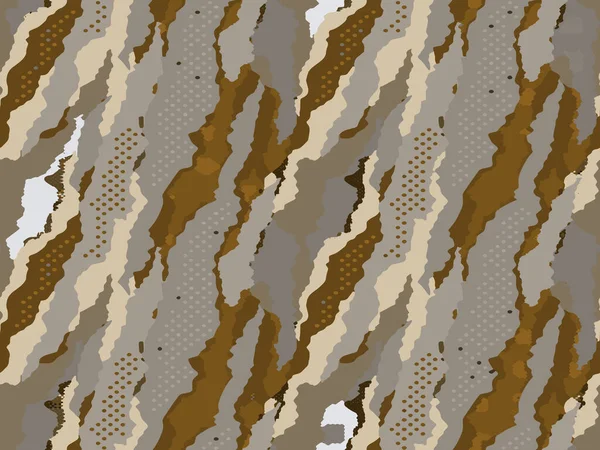 Plein Fond Camouflage Sans Couture Modèle Texture Impression Tissu Pour — Image vectorielle