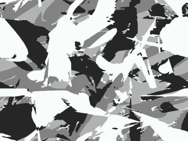 Kusursuz koyu askeri kamuflaj desen vektörü. Kızlar için hafif tasarım, erkekler için tekstil kumaş ve duvar kağıdı baskısı. Moda ve ev tasarımı için tasarım.