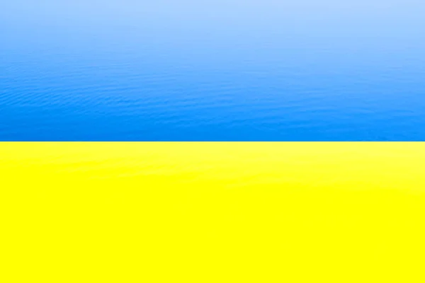 Nationalfarben Der Ukraine Flagge Abstraktes Hintergrundkonzept — Stockfoto