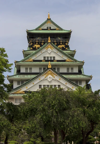 The main keep of Osaka Castle in Osaka, Japan. — Stock Photo, Image