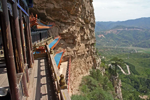 Parties d'un complexe de temple taoïste Heng Shan dans le nord de la Chine, près — Photo