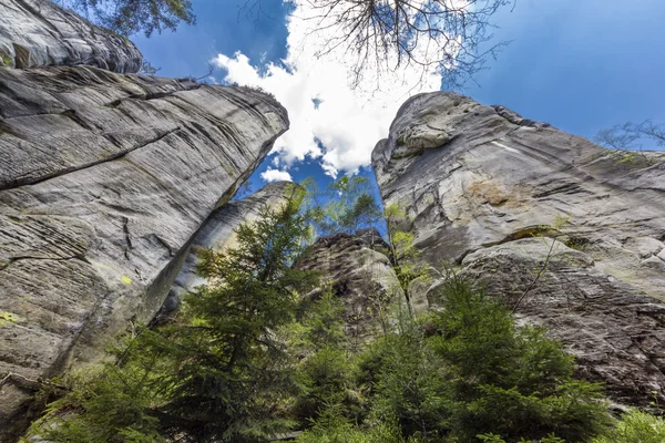 Wspaniałe skały w skale miasto ardspach, Republika Czeska — Zdjęcie stockowe