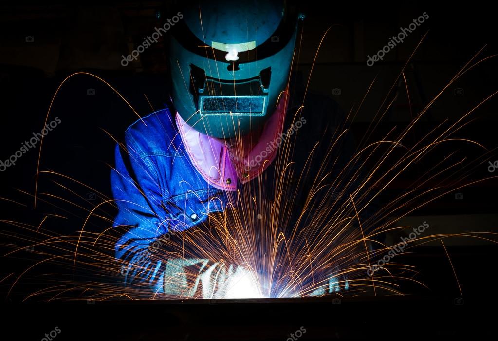 Welding steel structure — Stock Photo © tipchai 31244999