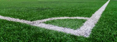 Soccer field grass conner clipart