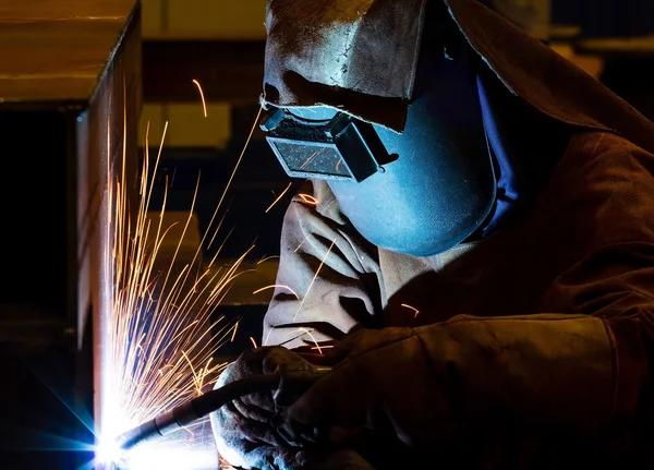 Lassen van de stalen structuur — Stockfoto