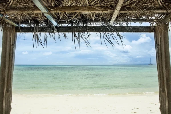 Sabbia di spiaggia thailandia mare — Foto Stock