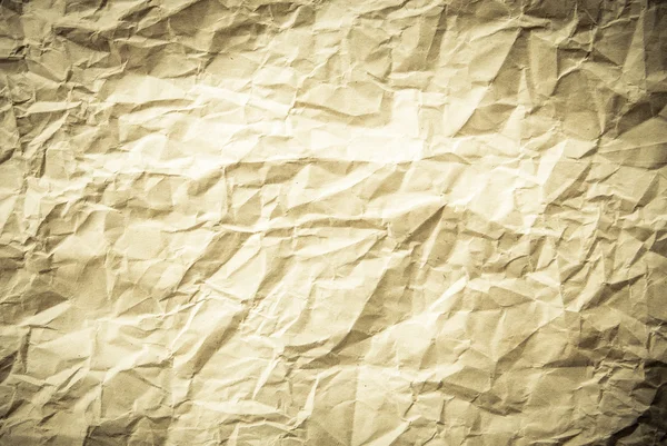 Crumpled paper background vignette — Stock Photo, Image