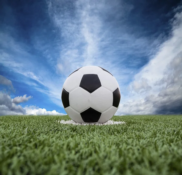 Football field soccer stadium — Stock Photo, Image