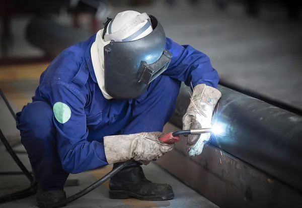 Lavori di saldatura . — Foto Stock