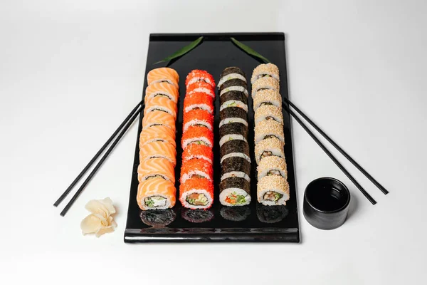 Sushi Čínské Jídlo Asijské Jídlo — Stock fotografie