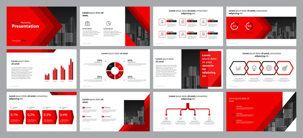 Présentation Entreprise Modèle Présentation Milieux Conception Mise Page Pour Brochure — Image vectorielle