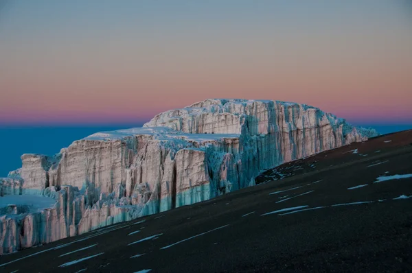 Kilimanjaro Glacier Sunrise — Stock Photo, Image