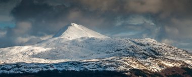 Ben lomond bir fırtınalı bir kış gününde