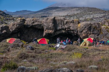 kamp alanına shira Yaylası, Kilimanjaro Dağı