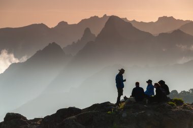 Parkur üzerinde shira Yaylası, kilimanjaro