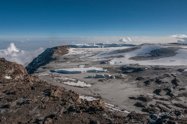 La breccia occidentale, Kilimangiaro — Foto Stock