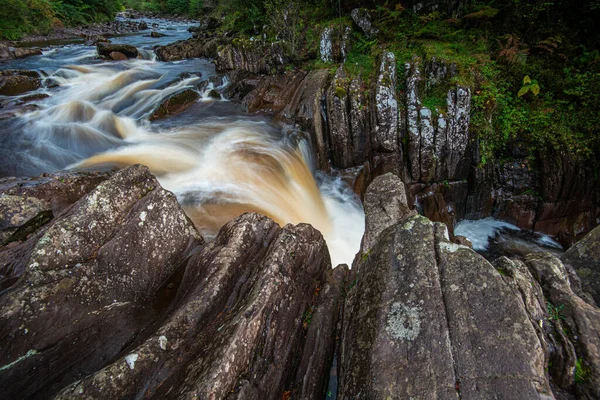 Bracklinn Falls Nära Callander Skottland — Stockfoto