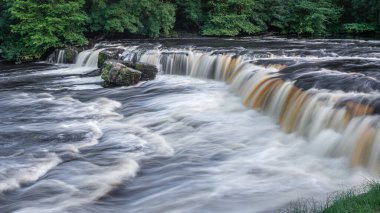 Aysgarth Şelaleleri, Yorkshire Dales 'deki Wensleydale' den inerken Ure Nehri tarafından oyulmuş ormanlarla çevrili üç kat şelaledir.