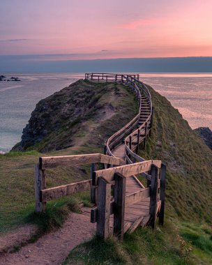 sunrise at Sango Bay in Durness on the north coast of Scotland