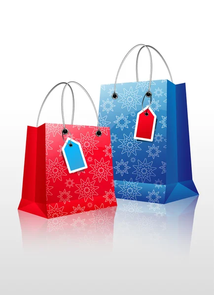 Paper shopping bag — Stock Vector