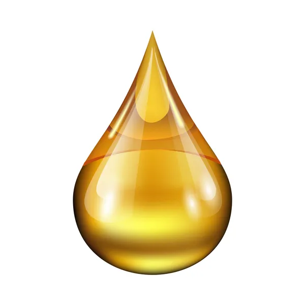 Drop of oil — Stock Vector