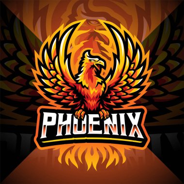 Phoenix esport maskot logosu tasarımı