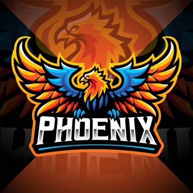 Phoenix esport maskot logosu tasarımı