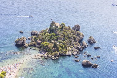 Isola bella, taormina mazzaro Sicilya İtalya