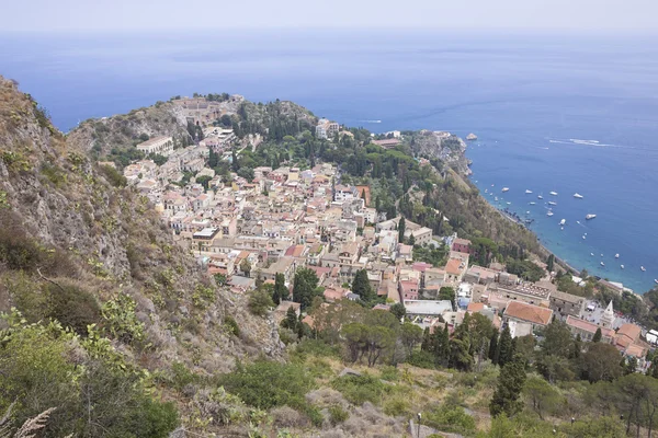 Yunan Tiyatrosu, taormina, Sicilya — Stok fotoğraf