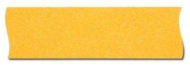 Turuncu dikdörtgen yapışkan not