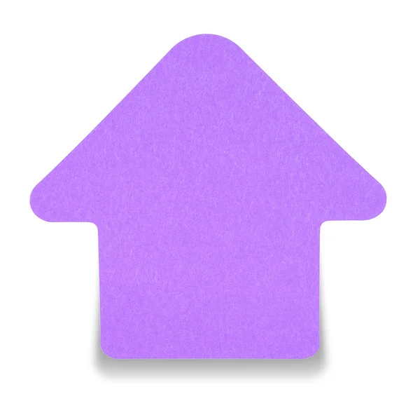Фиолетовая липкая нота изолирована — стоковое фото