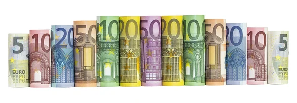 Billetes en euros Imágenes de stock libres de derechos