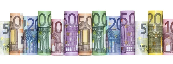 Geld eurobankbiljetten — Stockfoto