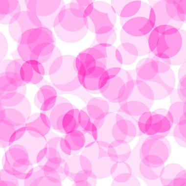 pembe renkli daireler ile modern seamless modeli
