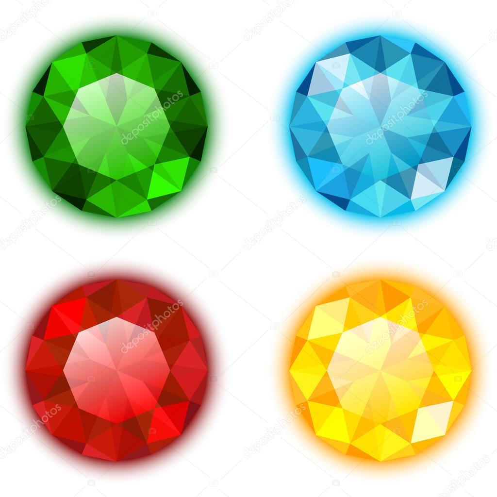 The Set of Four Colorful Gems