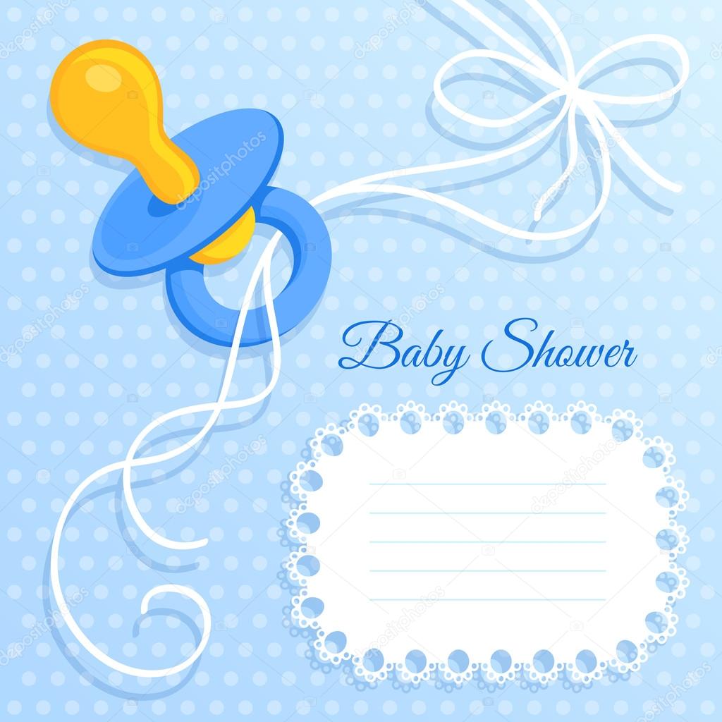 Baby boy shower card Stock Vector by ©lianella 34844149, image size:1024x1024