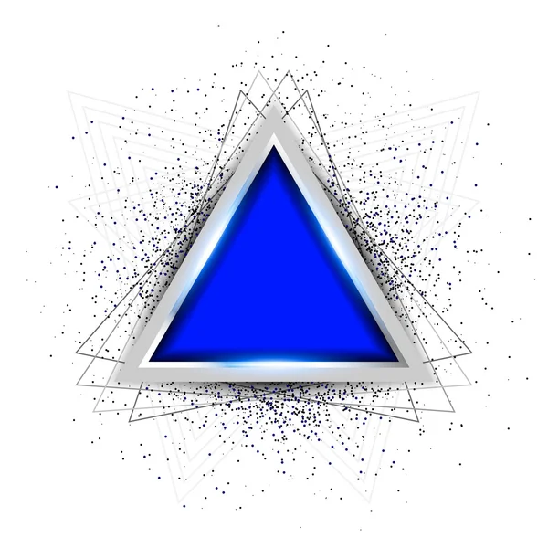 Fundo de triângulo abstrato — Vetor de Stock