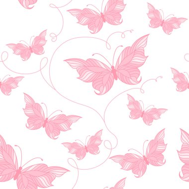 Kelebeklerle kusursuz desen