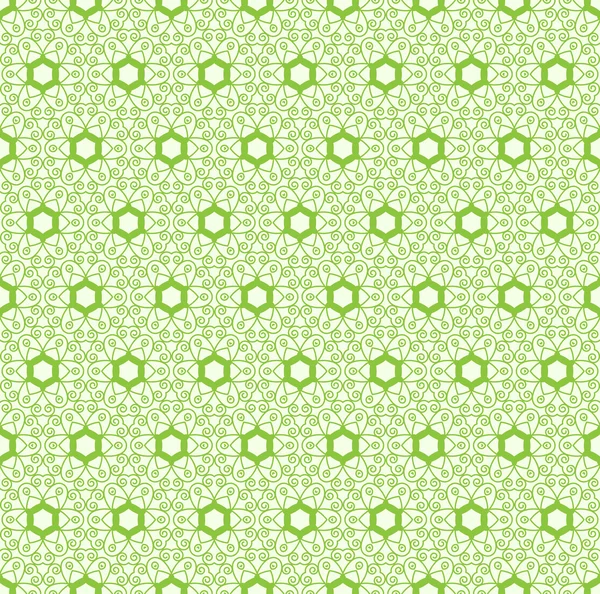 Green abstract seamless pattern — Stock Vector