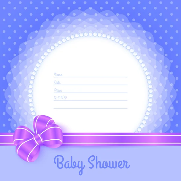 Κάρτα ντους μωρού — Διανυσματικό Αρχείο