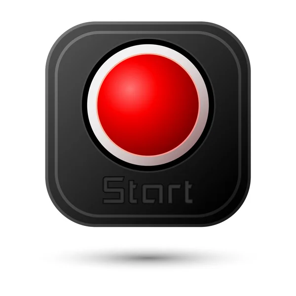 Start button — Stock Vector